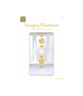 Hangdecoratie 60 Jaar Wit Goud